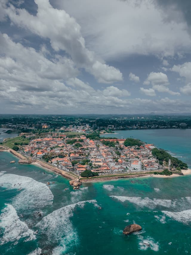 Cobblestone streets of Galle Fort